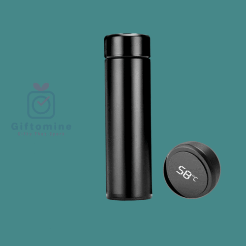 Smart Temperature Insulated Bottle – Black