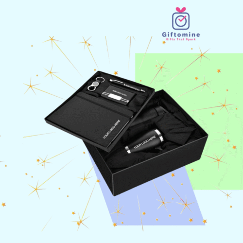 Deluxe 6-in-1 Onboarding Gift Set – Diary, Pen, Card Holder, Keychain, Sports Bottle & Stylus Mug